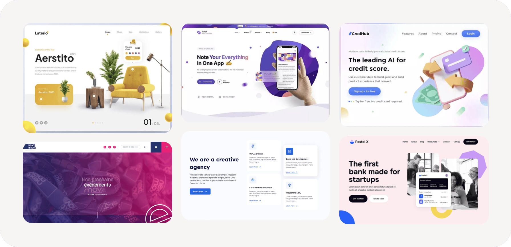 Site Thefield image projet