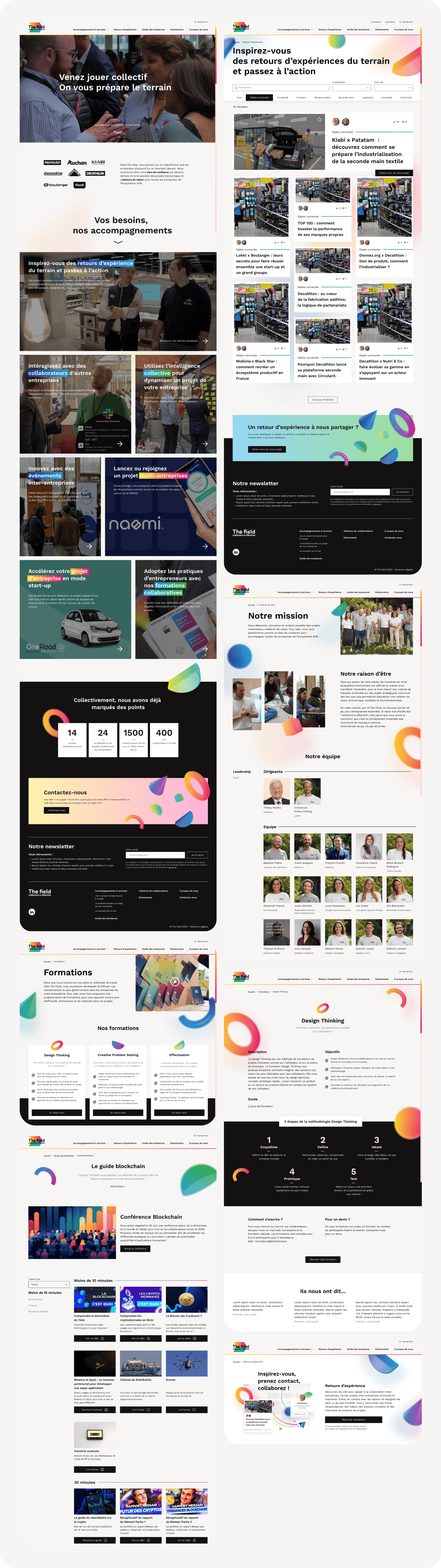 Site Thefield image projet